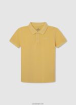 chico polo de piqué desteñido Pepe Jeans 44JTZ1668 calabaza naranja - Imagen 5