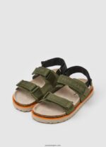 chico sandalias anatómicas berlin saturday Pepe Jeans 44JTZ1551 verde caqui - Imagen 3