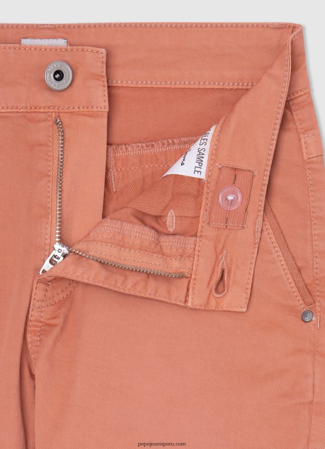 chico shorts chinos de corte estándar Pepe Jeans 44JTZ1692 calabaza naranja - Imagen 3