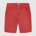 chico shorts chinos de corte estándar Pepe Jeans 44JTZ1693 estudio rojo