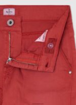 chico shorts chinos de corte estándar Pepe Jeans 44JTZ1693 estudio rojo - Imagen 3