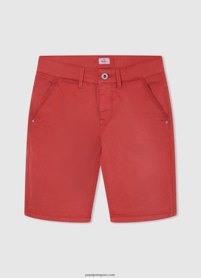 chico_shorts_chinos_de_corte_estandar_pepe_jeans_44jtz1693_estudio_rojo.jpg chico shorts chinos de corte estándar Pepe Jeans 44JTZ1693 estudio rojo - Imagen 1