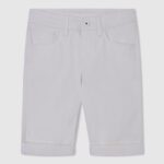 chico shorts de mezclilla ajustados Pepe Jeans 44JTZ1681 mezclilla