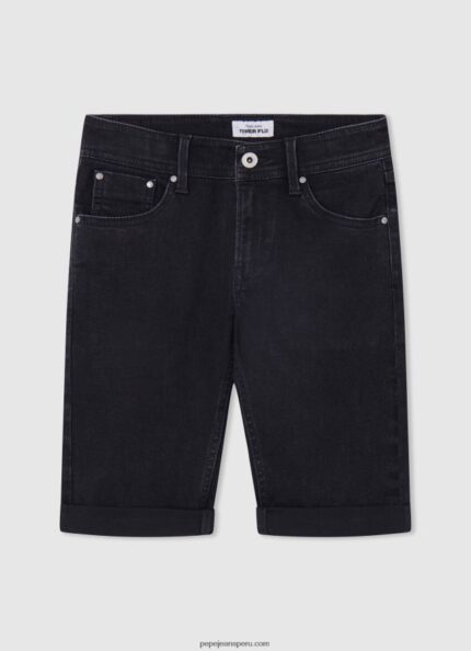 chico shorts de mezclilla ajustados Pepe Jeans 44JTZ1682 mezclilla