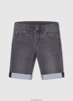 chico shorts deportivos con logo estampado Pepe Jeans 44JTZ1687 calabaza naranja - Imagen 4