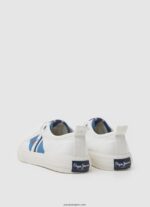 chico tenis vulcanizados con bandera allen Pepe Jeans 44JTZ1562 blanco - Imagen 4