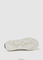 chico tenis vulcanizados con bandera allen Pepe Jeans 44JTZ1562 blanco - Imagen 5