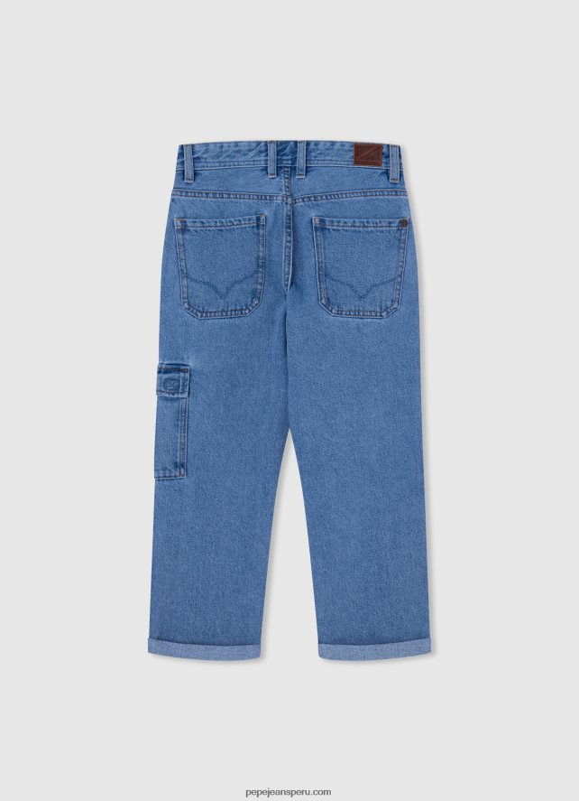 chico vaqueros collin de tiro medio holgados Pepe Jeans 44JTZ1572 mezclilla - Imagen 2