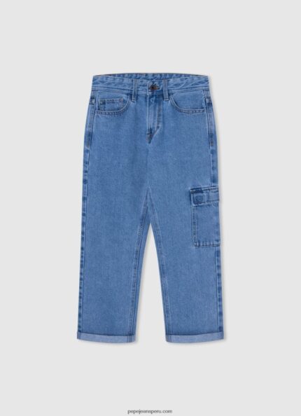 chico vaqueros collin de tiro medio holgados Pepe Jeans 44JTZ1572 mezclilla