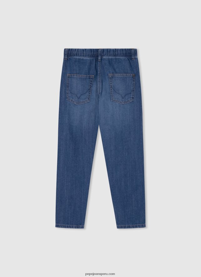 chico vaqueros rey de tiro medio holgados Pepe Jeans 44JTZ1580 mezclilla - Imagen 2