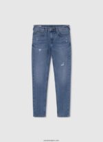 chico vaqueros rey de tiro medio holgados Pepe Jeans 44JTZ1580 mezclilla - Imagen 3