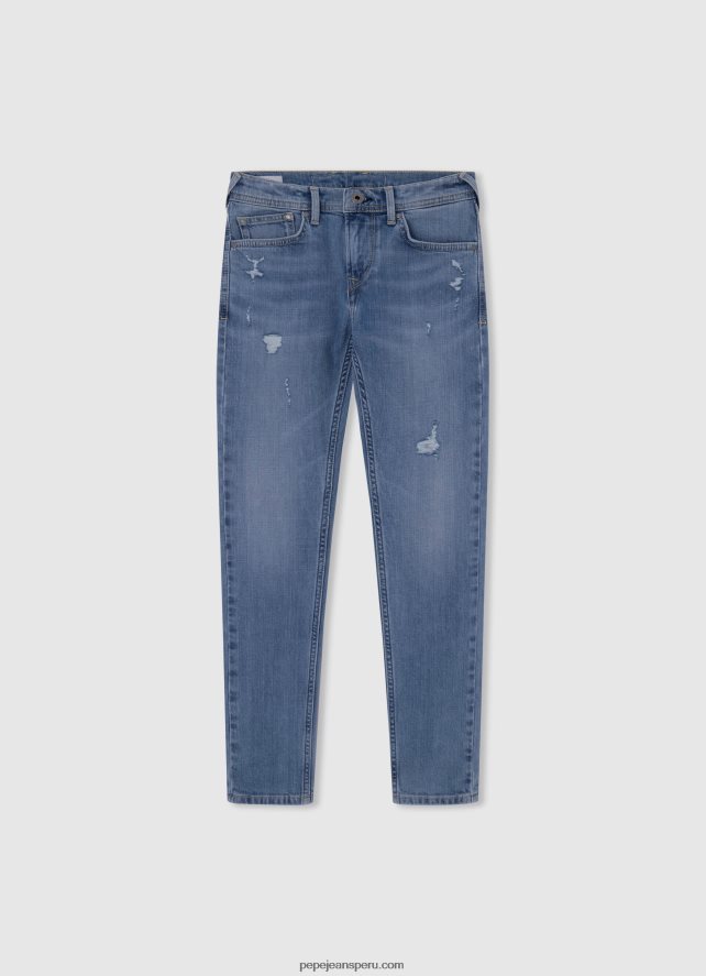 chico vaqueros rey de tiro medio holgados Pepe Jeans 44JTZ1580 mezclilla - Imagen 3