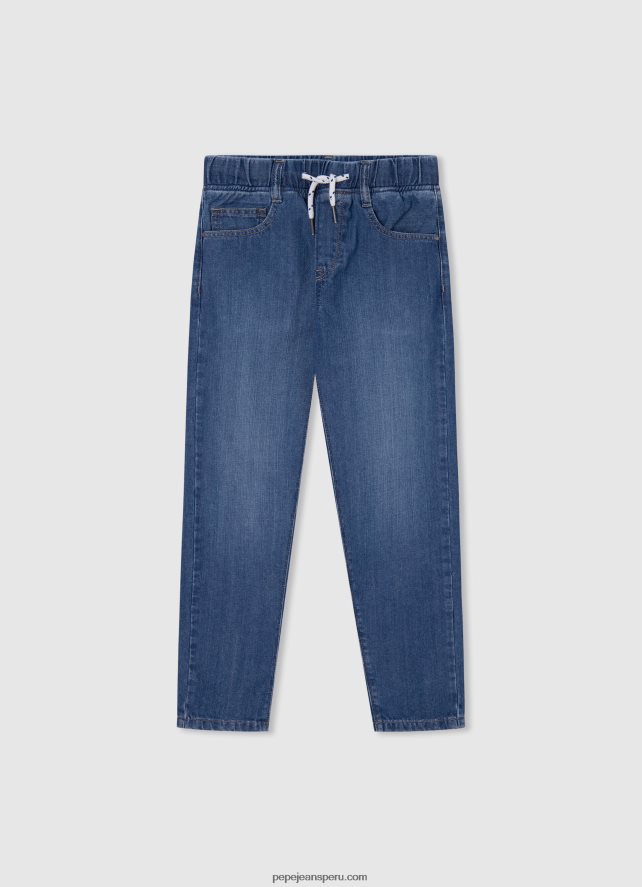 chico vaqueros rey de tiro medio holgados Pepe Jeans 44JTZ1580 mezclilla - Imagen 1