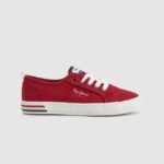 chico zapatillas brady basicas Pepe Jeans 44JTZ1544 rojo