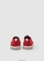 chico zapatillas brady basicas Pepe Jeans 44JTZ1544 rojo - Imagen 4