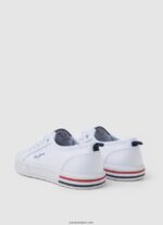 chico zapatillas brady basicas Pepe Jeans 44JTZ1560 blanco - Imagen 4