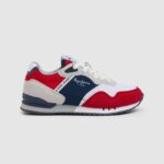chico zapatillas combinadas london may Pepe Jeans 44JTZ1531 rojo