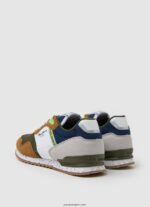 chico zapatillas combinadas london may Pepe Jeans 44JTZ1533 ejército - Imagen 4