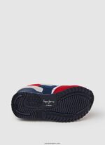 chico zapatillas combinadas london may Pepe Jeans 44JTZ1536 rojo - Imagen 5