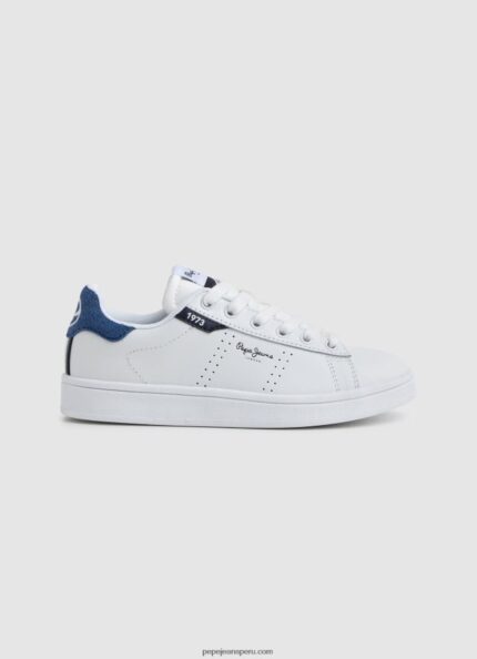 chico zapatillas player basic de piel Pepe Jeans 44JTZ1524 blanco