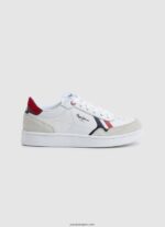 chico zapatillas player britt de piel Pepe Jeans 44JTZ1525 blanco
