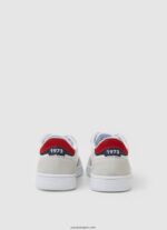 chico zapatillas player britt de piel Pepe Jeans 44JTZ1525 blanco - Imagen 4