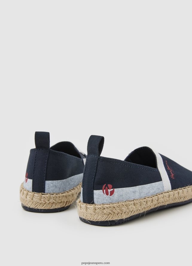 chico zapatillas sin cordones para campamento turístico Pepe Jeans 44JTZ1540 Armada - Imagen 4