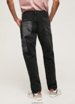 hombres adams jeans de tiro medio holgados Pepe Jeans 44JTZ815 mezclilla - Imagen 5