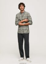 hombres camisa a cuadros slim fit Pepe Jeans 44JTZ1036 fundición - Imagen 2