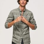 hombres camisa a cuadros slim fit Pepe Jeans 44JTZ1036 fundición