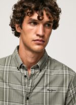 hombres camisa a cuadros slim fit Pepe Jeans 44JTZ1036 fundición - Imagen 3