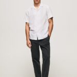 hombres camisa de manga corta de lastingham Pepe Jeans 44JTZ1060 blanco