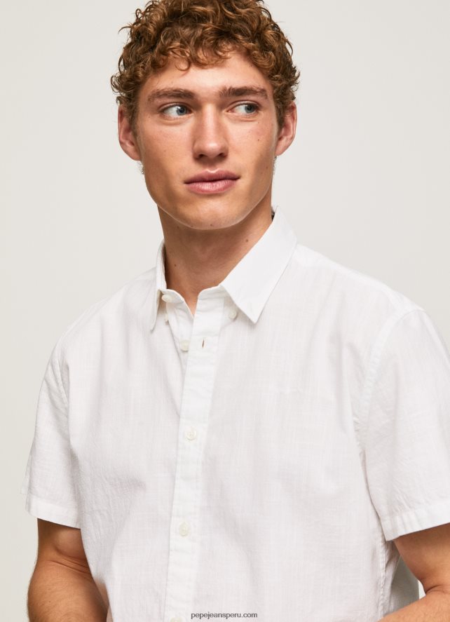 hombres camisa de manga corta de lothersdale Pepe Jeans 44JTZ1069 blanco - Imagen 3