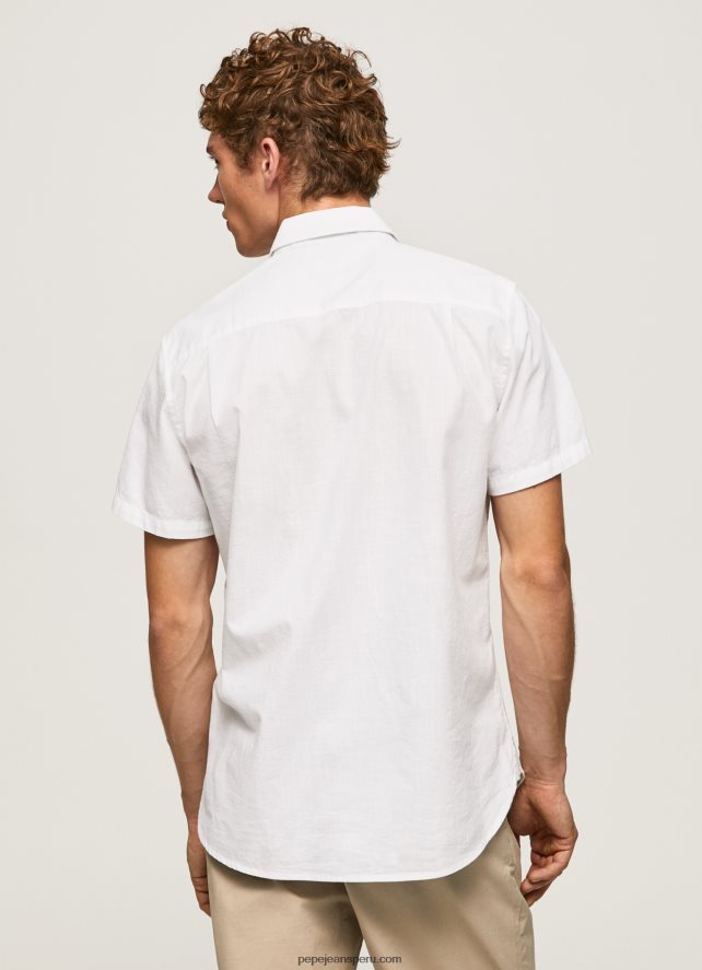 hombres camisa de manga corta de lothersdale Pepe Jeans 44JTZ1069 blanco - Imagen 4
