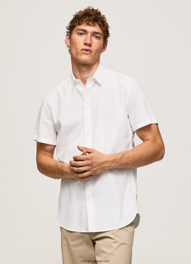 hombres_camisa_de_manga_corta_de_lothersdale_pepe_jeans_44jtz1069_blanco.jpg hombres camisa de manga corta de lothersdale Pepe Jeans 44JTZ1069 blanco - Imagen 1