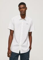 hombres camisa de manga corta lindenberg Pepe Jeans 44JTZ1063 blanco - Imagen 3
