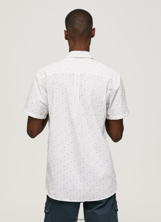 hombres camisa de manga corta lindenberg Pepe Jeans 44JTZ1063 blanco - Imagen 5