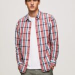 hombres camisa de popelina a cuadros loick Pepe Jeans 44JTZ1067 multi