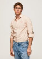 hombres camisa lucus slim de popelina Pepe Jeans 44JTZ1053 blanquecino - Imagen 2