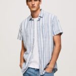 hombres camisa luther slim a rayas Pepe Jeans 44JTZ1056 jarman