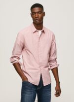 hombres camisa percy de popelina con rayas de bengala Pepe Jeans 44JTZ1074 estudio rojo