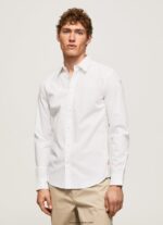 hombres camisa slim fit Pepe Jeans 44JTZ1024 blanco