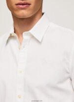 hombres camisa slim fit Pepe Jeans 44JTZ1024 blanco - Imagen 3