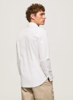 hombres camisa slim fit Pepe Jeans 44JTZ1024 blanco - Imagen 4