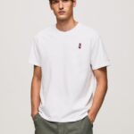 hombres camiseta cabina telefónica Pepe Jeans 44JTZ984 blanco