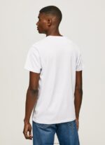 hombres camiseta con el logo de la bandera y la bandera ondeando Pepe Jeans 44JTZ1014 blanco - Imagen 4