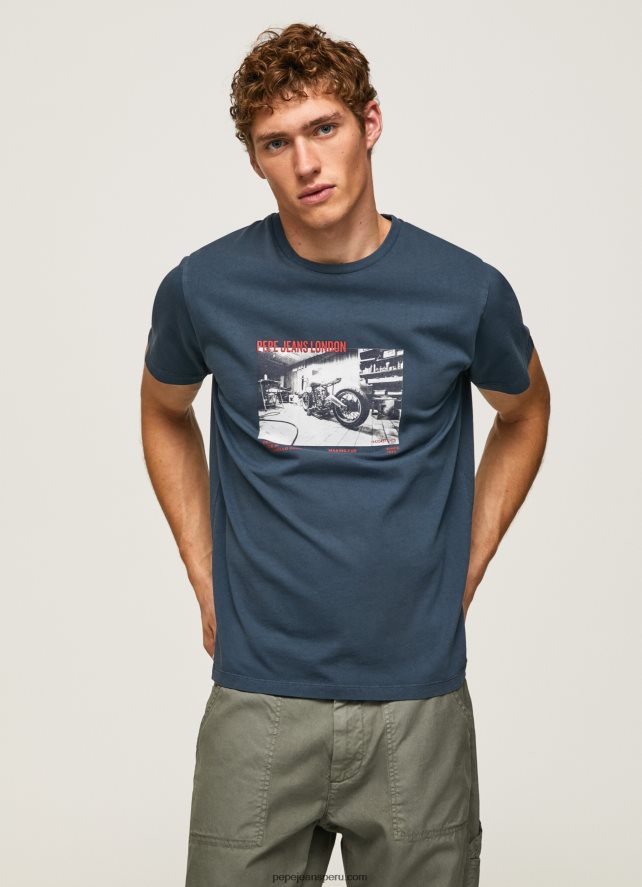 hombres_camiseta_con_estampado_de_foto_pepe_jeans_44jtz954_jarman.jpg hombres camiseta con estampado de foto Pepe Jeans 44JTZ954 jarman - Imagen 1