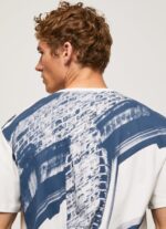 hombres camiseta con estampado de foto Pepe Jeans 44JTZ981 blanco - Imagen 5