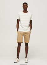 hombres camiseta con estampado de rayas Pepe Jeans 44JTZ994 blanquecino - Imagen 2