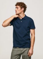 hombres camiseta con logo Pepe Jeans 44JTZ1078 Armada - Imagen 3
